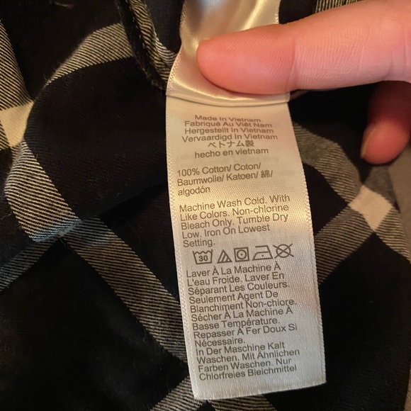 J. Crew Factory Plaid Flannel, size XS - Picture 4 of 7